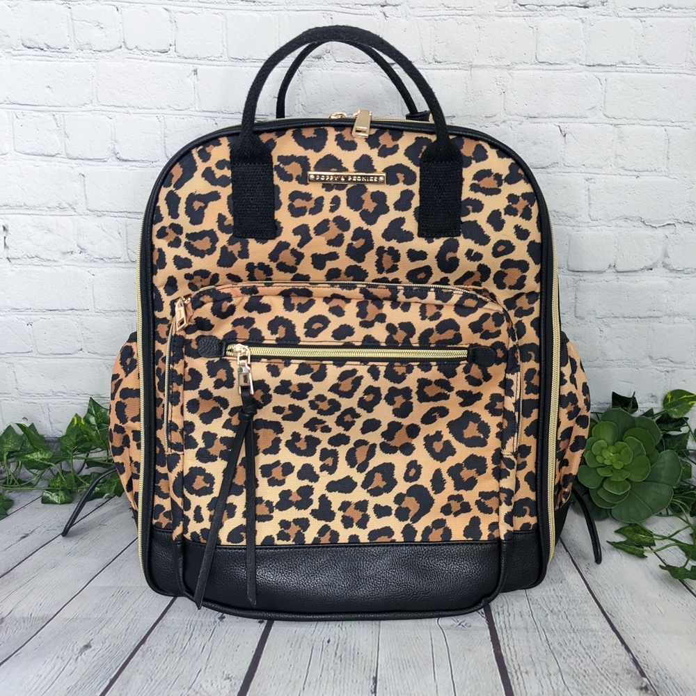 POPPY & PEONIES Charlie Backpack Travel Commuter Carry All Luggage Bag